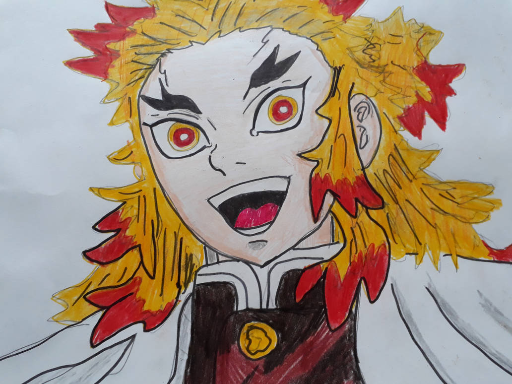 Rengoku demon slayer by donatellofreak on DeviantArt
