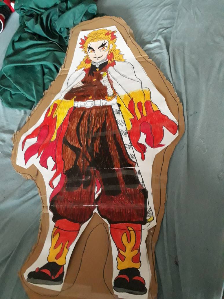 Big rengoku drawing by donatellofreak on DeviantArt