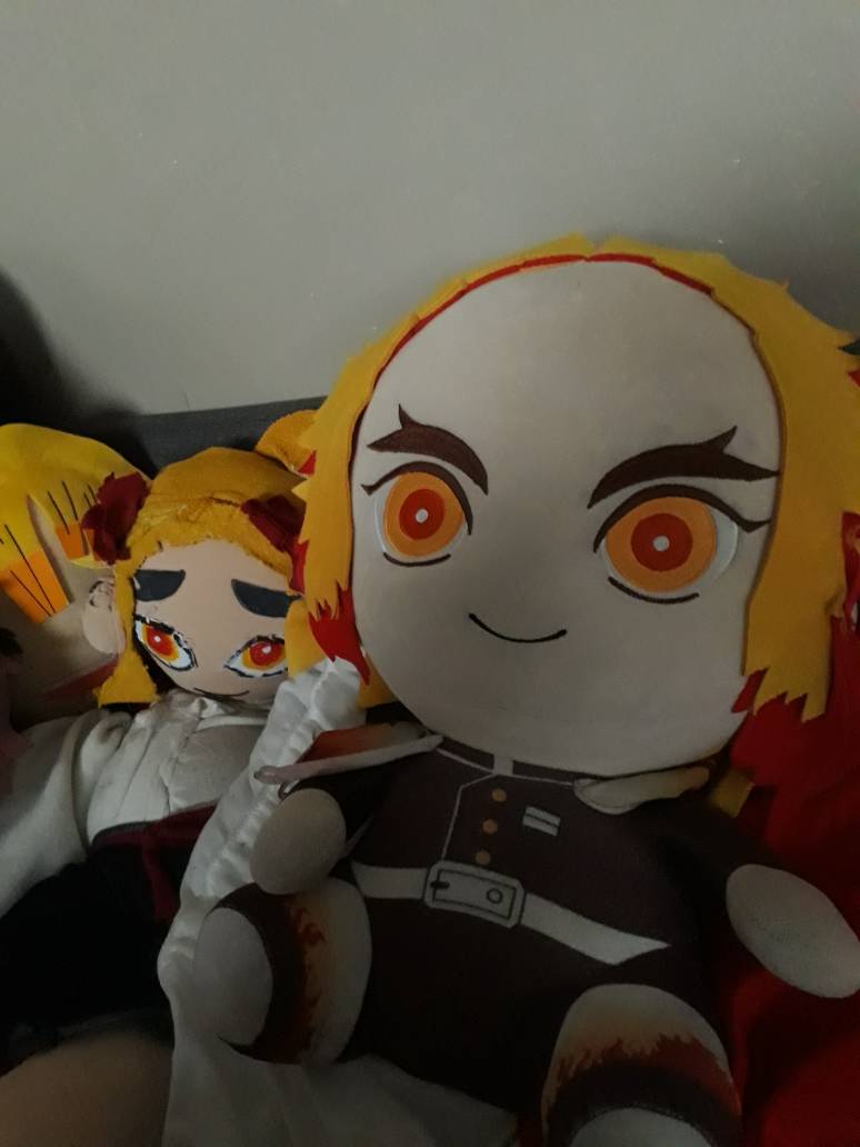 Demons slayer plush rengoku by donatellofreak on DeviantArt