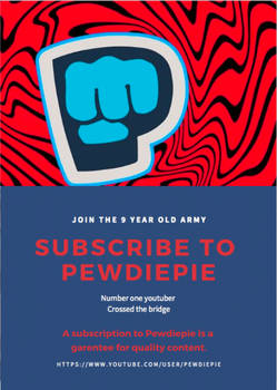 SUBSCRIBE TO PEWDIEPIE