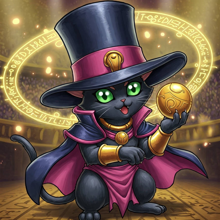 Pink Magic Cat Magic cat by Mr-Artista on DeviantArt