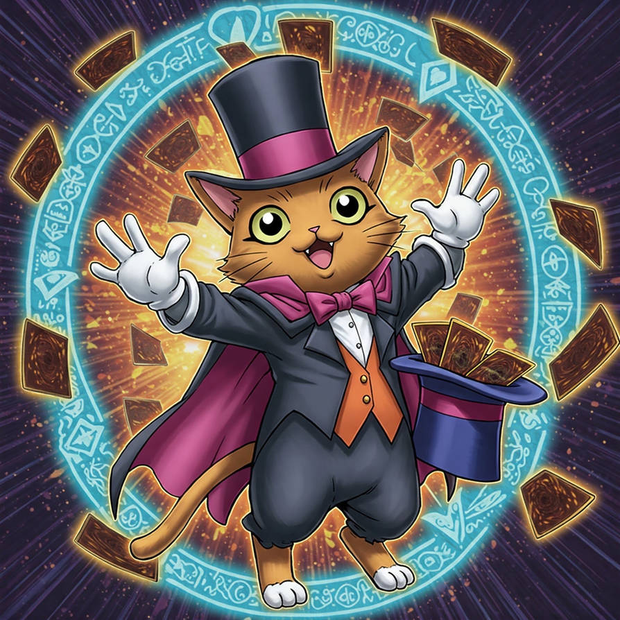Pink Magic Cat Magic cat support by Mr-Artista on DeviantArt