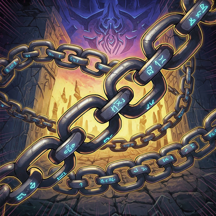 Runic Ribbon Runic seal chains by Mr-Artista on DeviantArt
