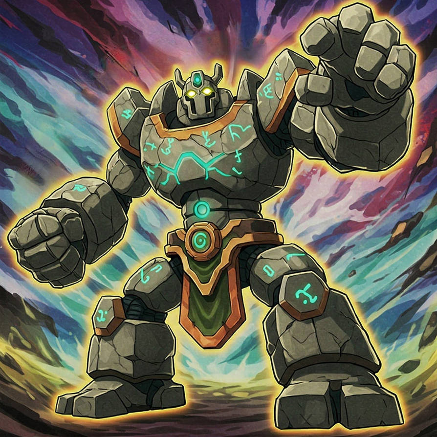 Green rune golem by Mr-Artista on DeviantArt