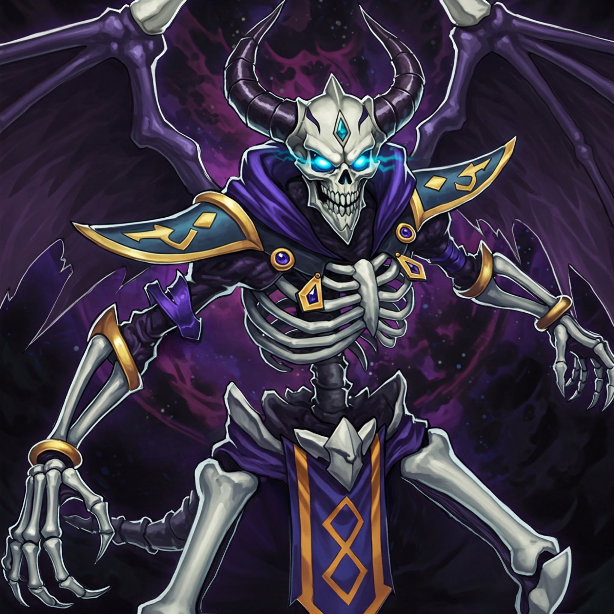 Skeleton demon lord by Mr-Artista on DeviantArt