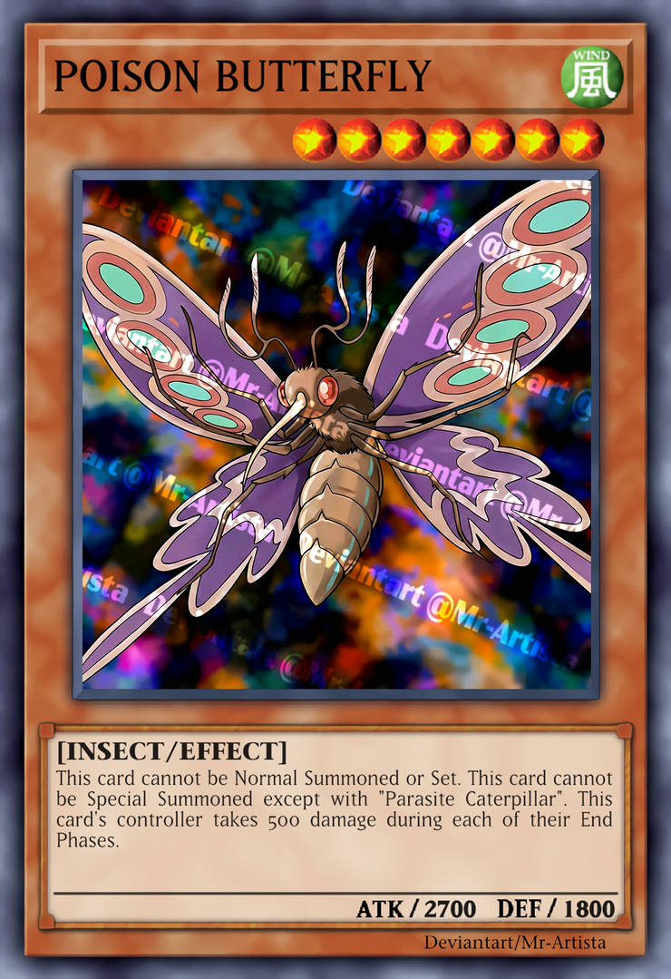 Card : POISON BUTTERFLY by Mr-Artista on DeviantArt Card : POISON BUTTERFLY by Mr-Artista on DeviantArt