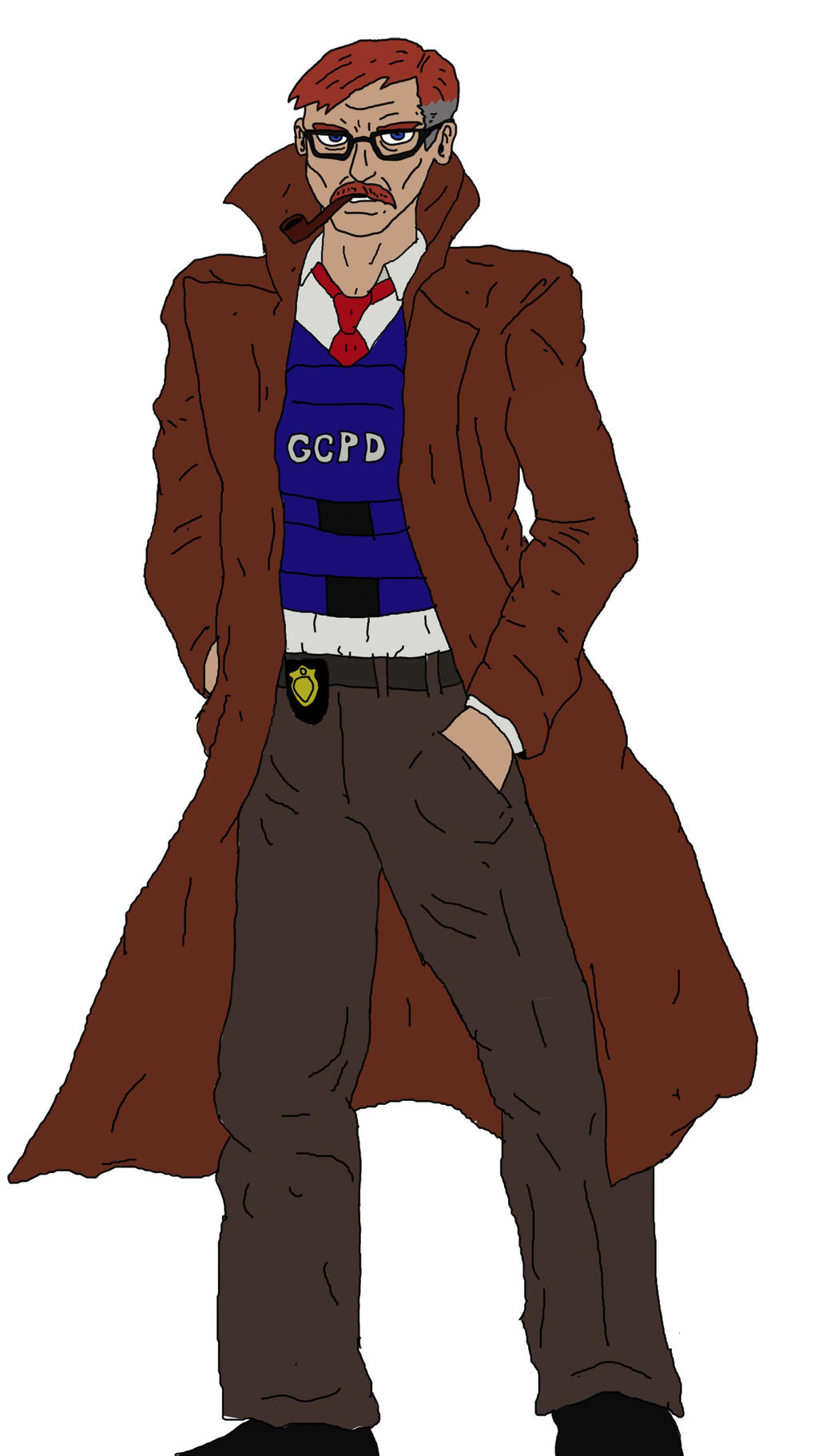 Commision Gordon Commissioner Gordon by ArkhamLegion on DeviantArt