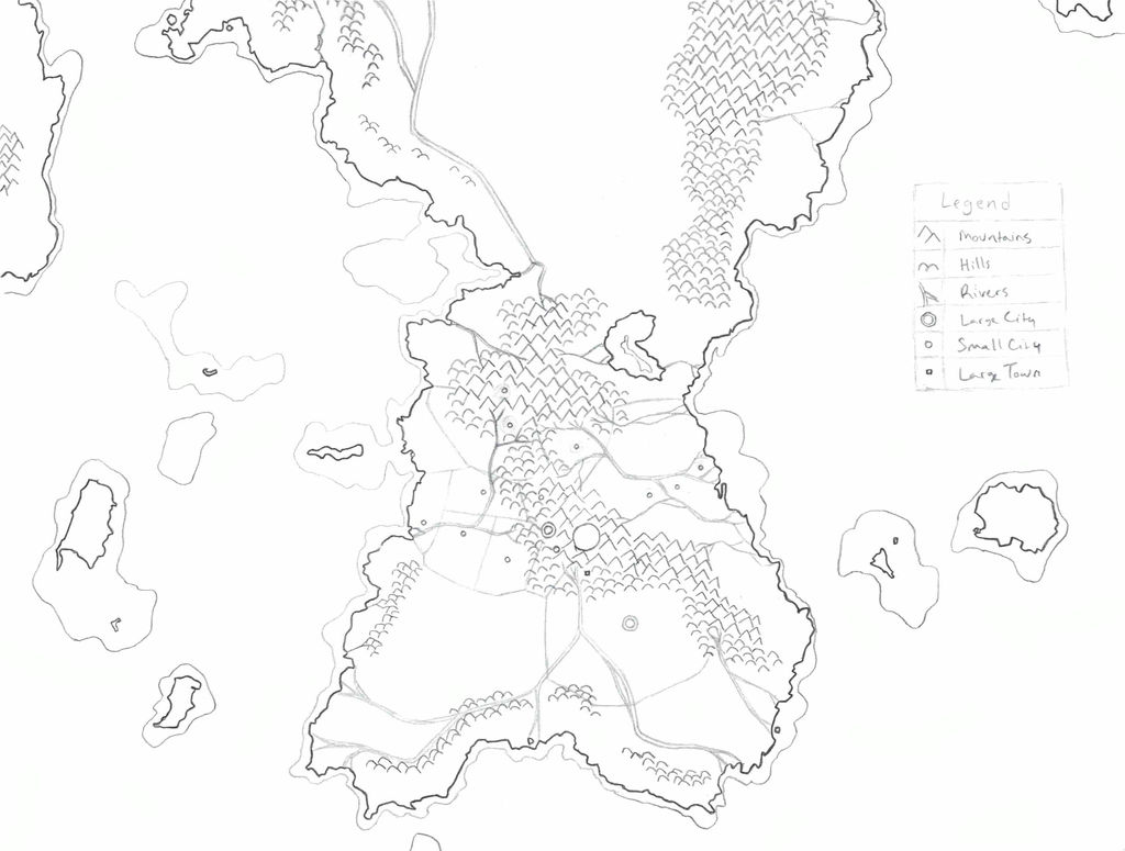 Vivea Map Kingdom of Ivea Sketch by noeinan on DeviantArt