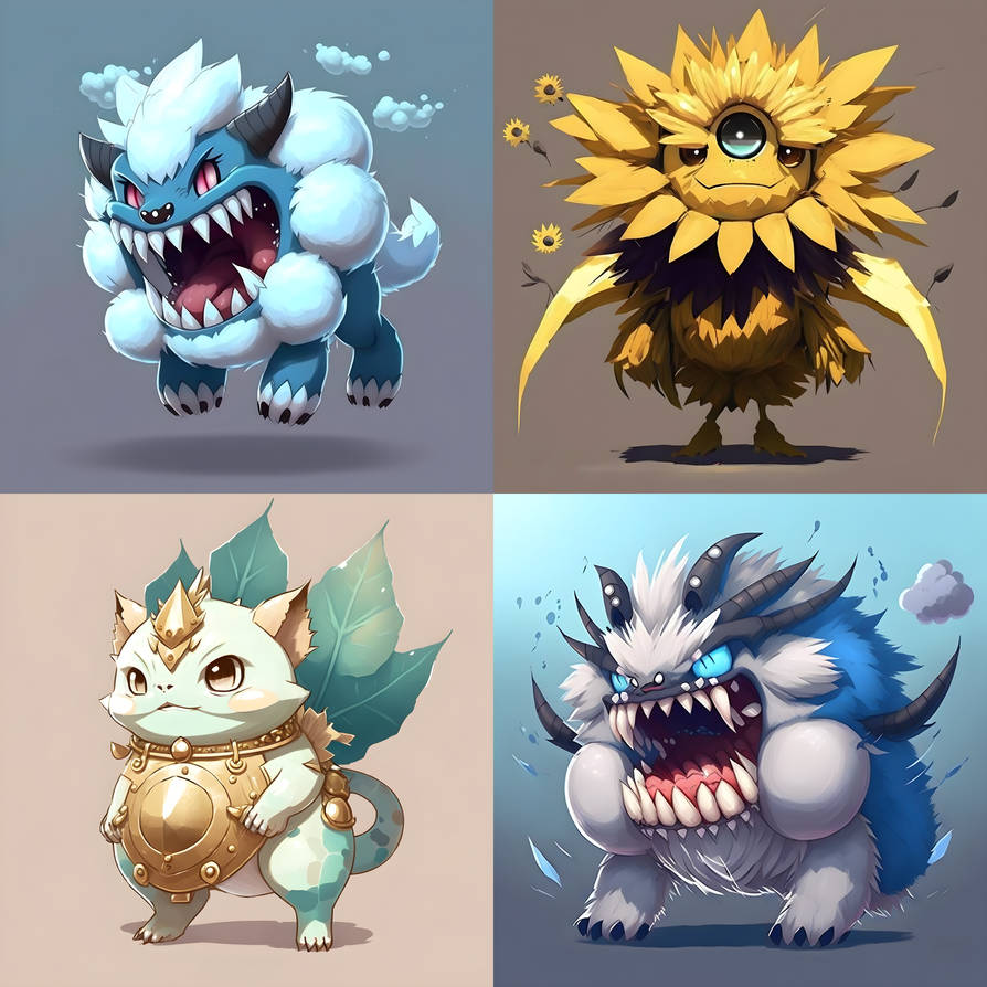 Custom Pokemon by Barbosa-AI on DeviantArt