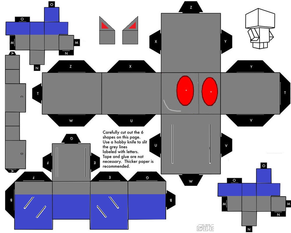 Garrett Paper Craft by ZippyTheBlueberrycat on DeviantArt