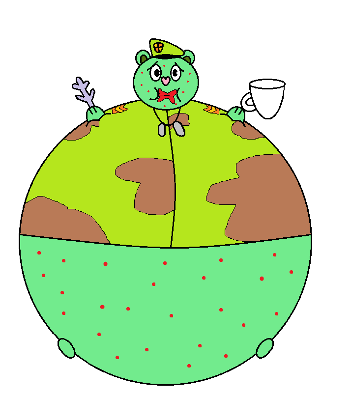 Flippy Peanut Allergy Inflation by ZippyTheBlueberrycat on DeviantArt