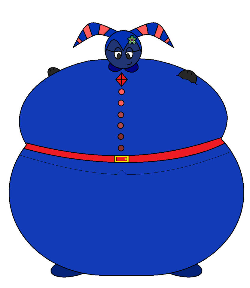 berriette the Blueberry jester suit inflation by ZippyTheBlueberrycat ...