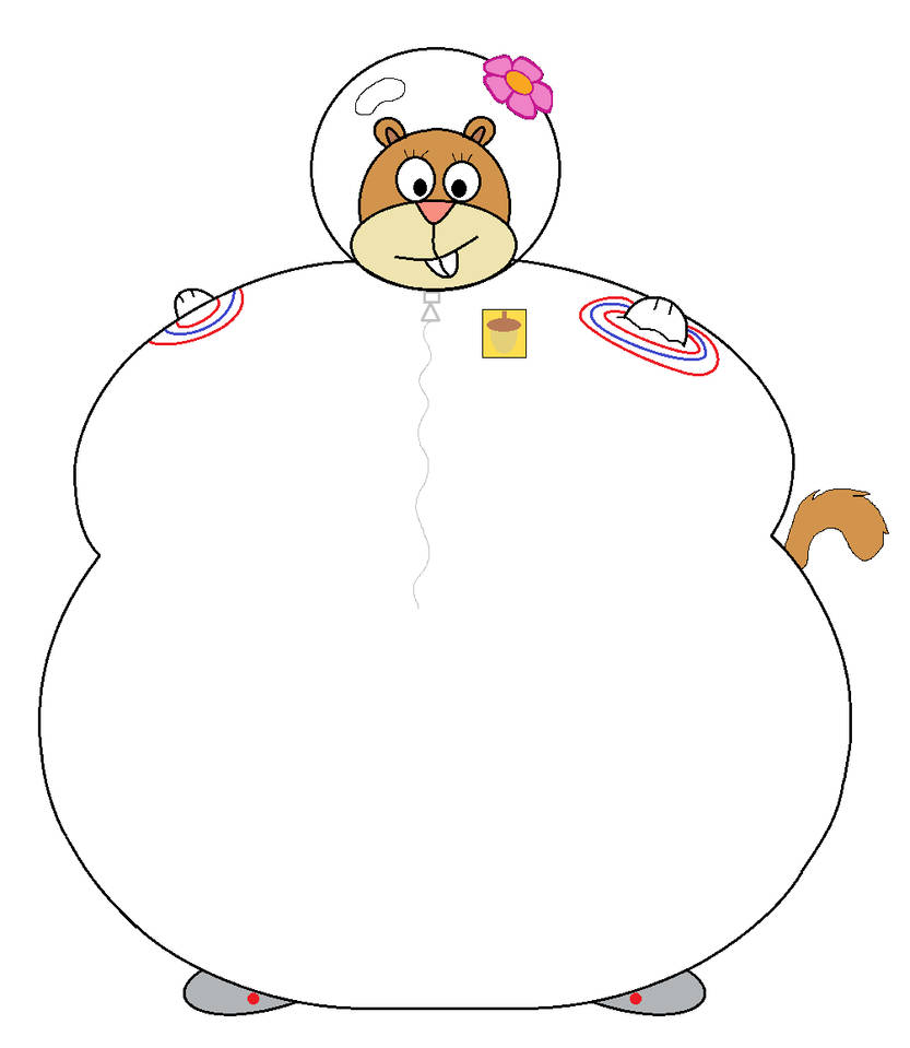 Sandy Cheeks Scuba Suit Inflation by ZippyTheBlueberrycat on DeviantArt