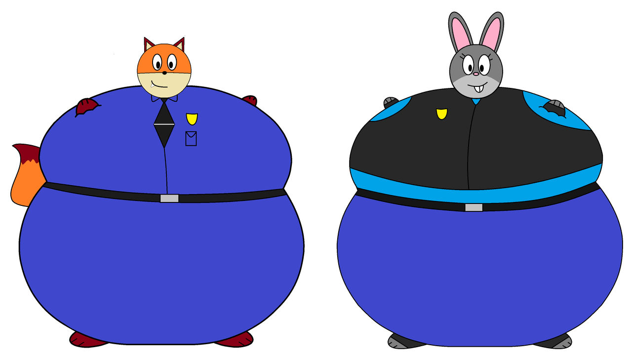 Nick Wilde And Judy Hopps Police Suit Inflation by ZippyTheBlueberrycat ...