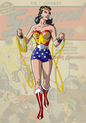 Golden Age Wonder Woman by trisaber on DeviantArt