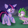 Twilight and Spike