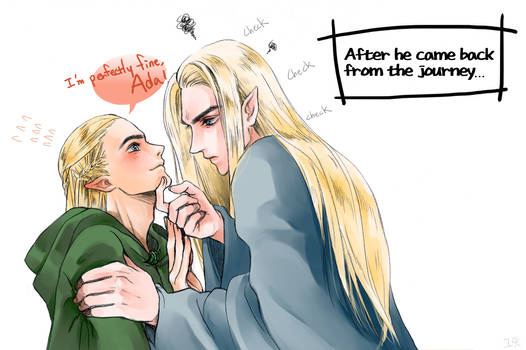 [Thranduil / legolas] Came back from the journey