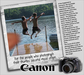 Canon S3 IS Vacationer Ad