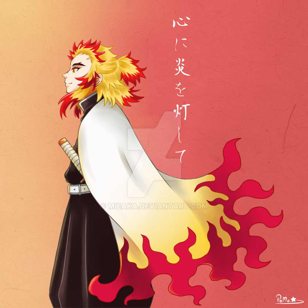 Fire Hashira Kyojuro Rengoku by MCAshe on DeviantArt