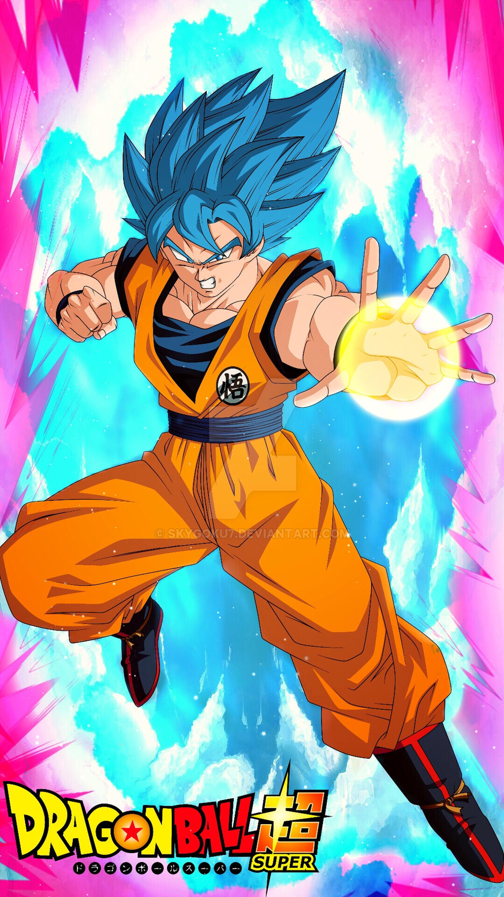Goku super saiyan Blue kaioken by BardockSonic on DeviantArt
