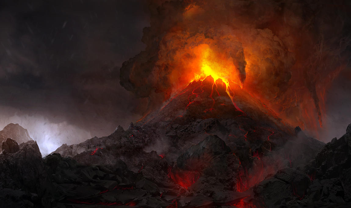 Volcano Deviantart Volcano by AndreeWallin on DeviantArt