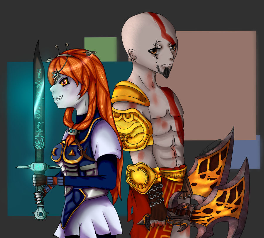 C- Midna and Kratos