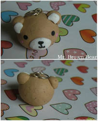 Mr.Brown Bear - Polymer Clay -