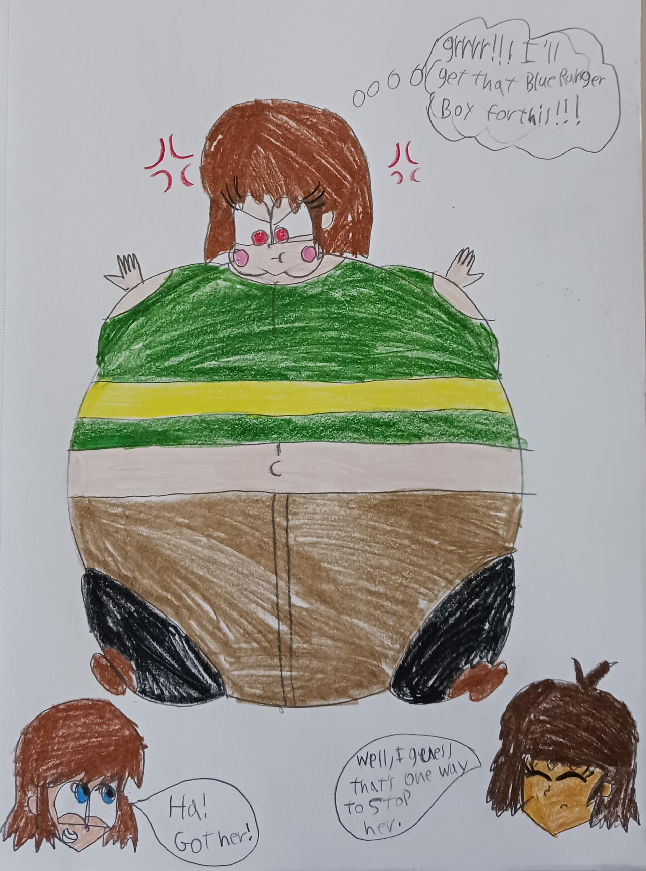 Chara Inflate Draco Force- Puffy Chara by GAlexHero2024 on DeviantArt