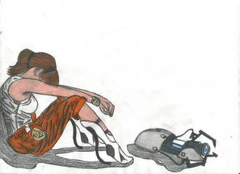 Chell from Portal (one of my favorite game series)