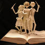 Harry Potter Book Sculpture