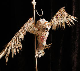 Owl Book Sculpture