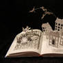 Peter Pan Book Sculpture