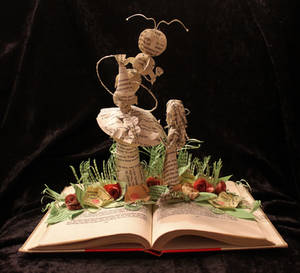 Who Are You? Book Sculpture