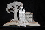 Pride and Prejudice Book Sculpture by JodiHarveyArt