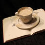Coffe Cup Book Sculpture