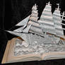 Yacht Book Sculpture