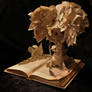 The Swiss Family Robinson Book Sculpture