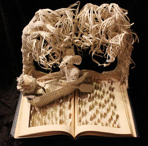 The Wind in the Willows Book Sculpture