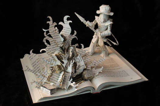 Fahrenheit 451 Book Sculpture