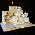 Harry Potter Book Sculpture by JodiHarveyArt Harry Potter Book Sculpture by JodiHarveyArt