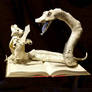 Redwall Book Sculpture