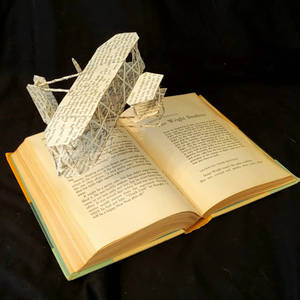 Wright Brothers Book Sculpture 