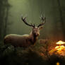Fantasy Deer Photo Manipulation