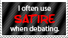 Satirical Debating