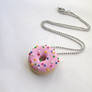 Strawberry Donut Necklace