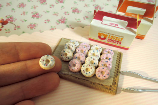 Donut charms for earrings