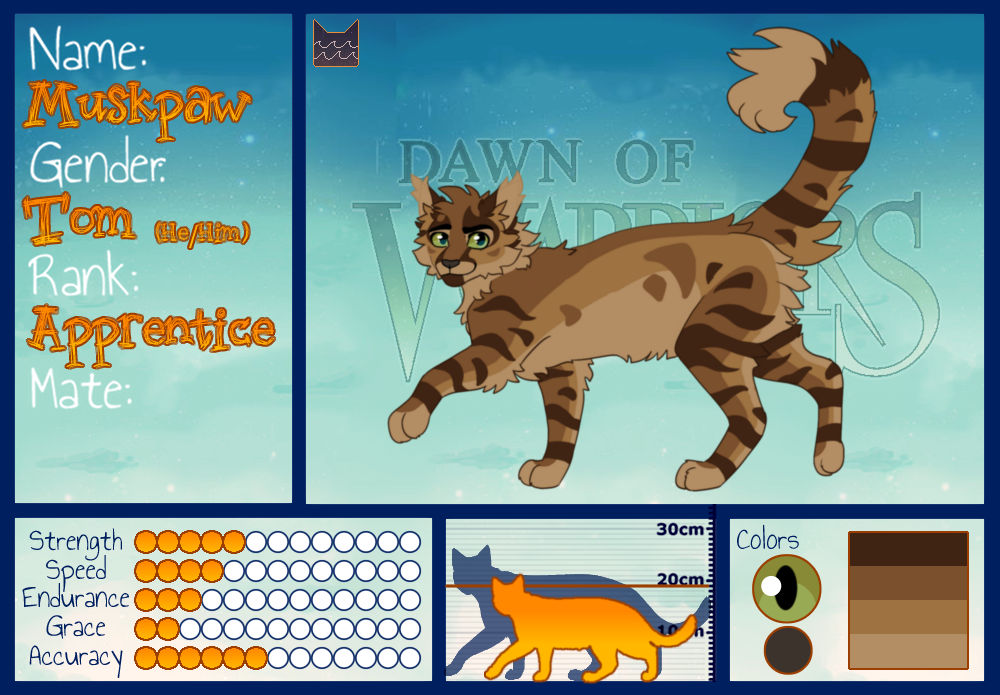 Muskpaw Ranch Dawn-of-Warriors | Muskpaw by Flashaven on DeviantArt