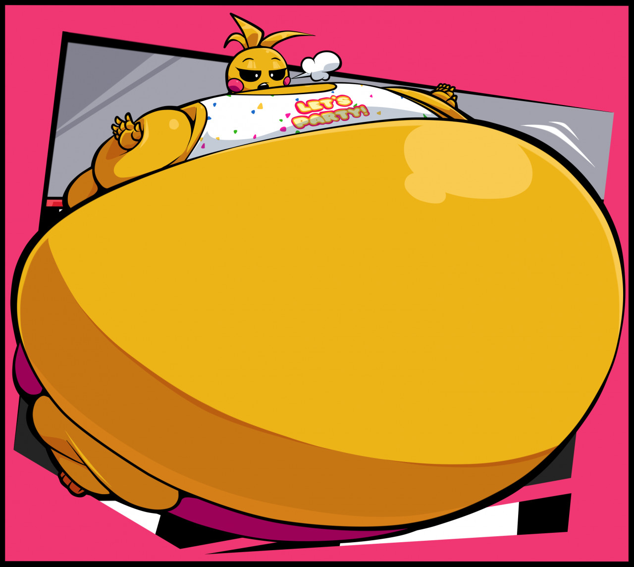 Chica Bombastic Raton (Edgeofmind) Toy Chica inflated by thefirstroughthing on DeviantArt