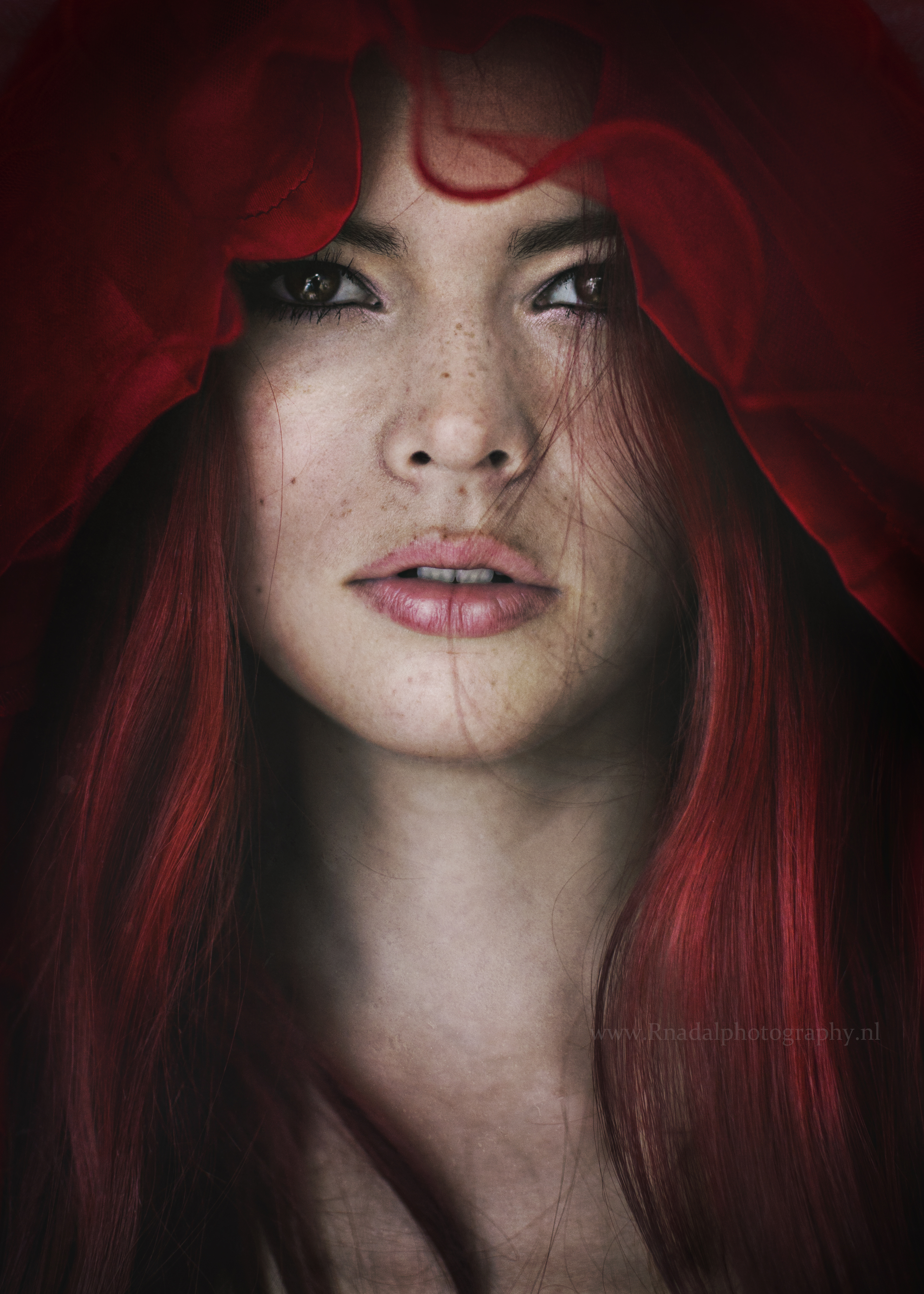 freckled red riding hood