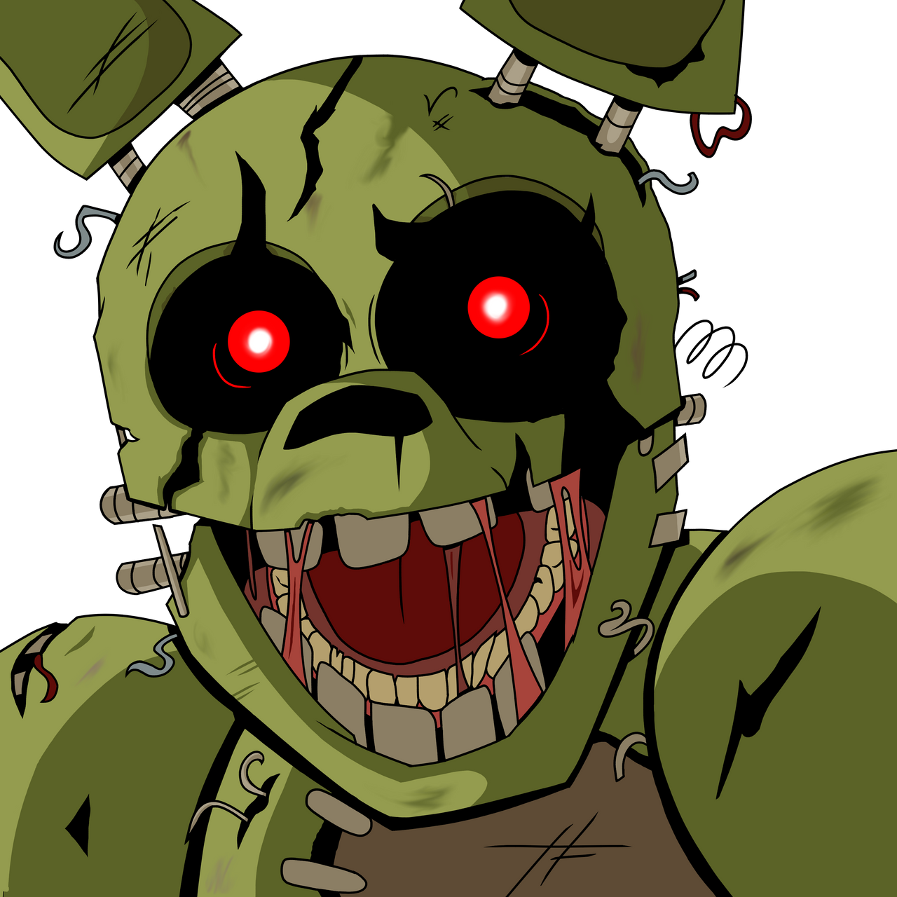 Springtrap Render by HowdyAshleyHere on DeviantArt